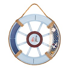 2. Wahl Steuerrad  Deko Schiffssteuerrad Bootssteuerrad Holz  Maritim 45cm (12)