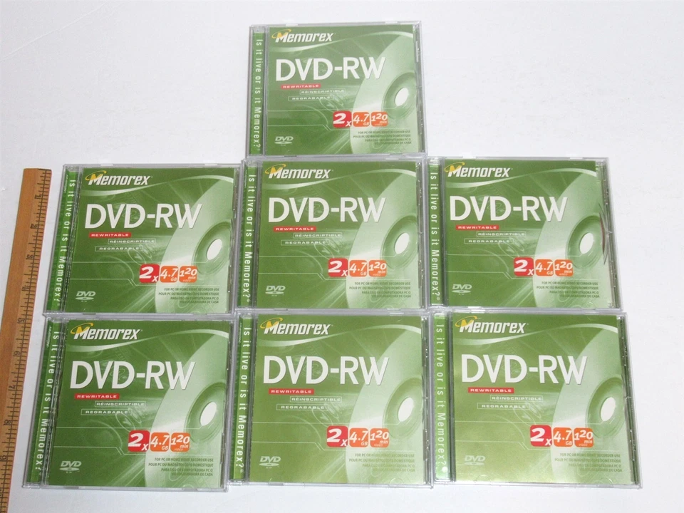Unused Blank Media Lot 50 Verbatim AZO DVD-R + Memorex 7 DVD-RW 2 DVD-R 5 CD-R - Image 4 of 4