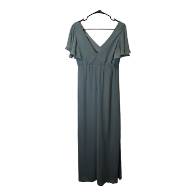 bird grey dresses Emerald Bridesmaid Dress Chiffon Size 1X The Deborah has an A Birdy Grey Stephanie Matte Satin