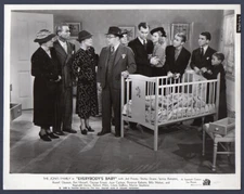 Spring Byington & Shirley Deane EVERYBODY'S BABY crib Jones Family ORIG PHOTO