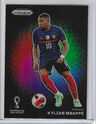 2022 Panini Prizm World Cup Kylian Mbappe Color Wheel France SSP Case Hit