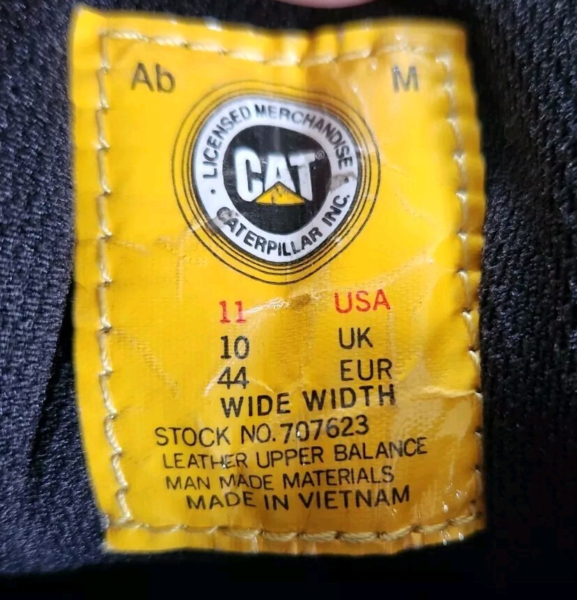 Caterpillar CAT Nubuck Men's Boots UK Size 10 eBay