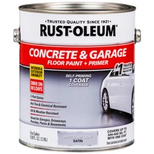 Rust-Oleum Concrete & Garage Floor Paint + Pimer Satin Battleship Gray gal