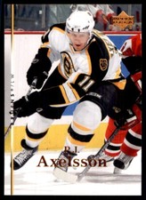 2007-08 Upper Deck P.J. Axelsson Boston Bruins #167