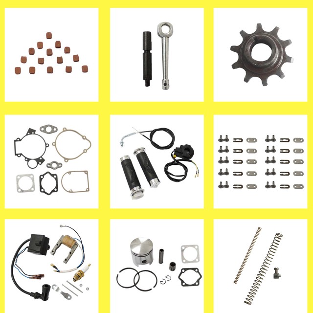 80cc 2 Stroke Engine Motorised Bicycle Motorized Bike Parts eBay