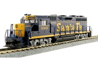 Kato 37-3021 Ho Emd Gp35 Phase Ia W/ Db - Santa Fe dress Blue Locomotive 3301 on sale Kato 37-3021 Ho Emd Gp35 Phase Ia W/ Db - Santa Fe dress Blue Locomotive 3301 on sale