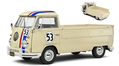 VOLKSWAGEN T1 PICKUP RACERS N.53 1950 HERBIE 1:18 SOLIDO' S1806708 - 第 1/1 張圖片