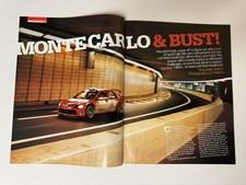 Original Mitsubishi Lancer Evo VIII WRC 6 sided Magazine Feature Review Report
