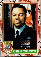 1991 Desert Storm 2 General Colin Powell Topps Trading Card TCG CCG
