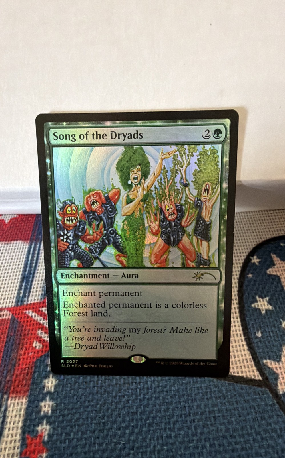 Song of the Dryads (2027) (Rainbow Foil) Secret Lair Drop Foil