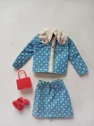 Vintage Barbie Doll 1974 Best Buy #7750 Top, Skirt, Shoes, Purse