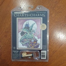 Dimensions Charts & Charms Cross Stitch A Mythical Dragon 72499 Kreinik New