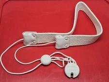 DeJacques Alto Tenor Sax Neck Strap White Saxophone