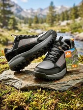 OZARK TRAIL - SIZE: 6 - Men's Leather Waterproof Comfort Hiking Sneakers - NEW 