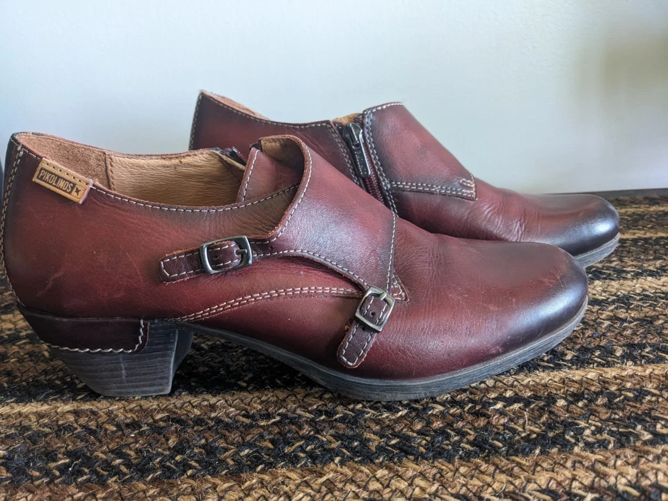 Pikolinos women’s leather shoes - Double Monk Straps Size Eu 40 - Image 3 of 4