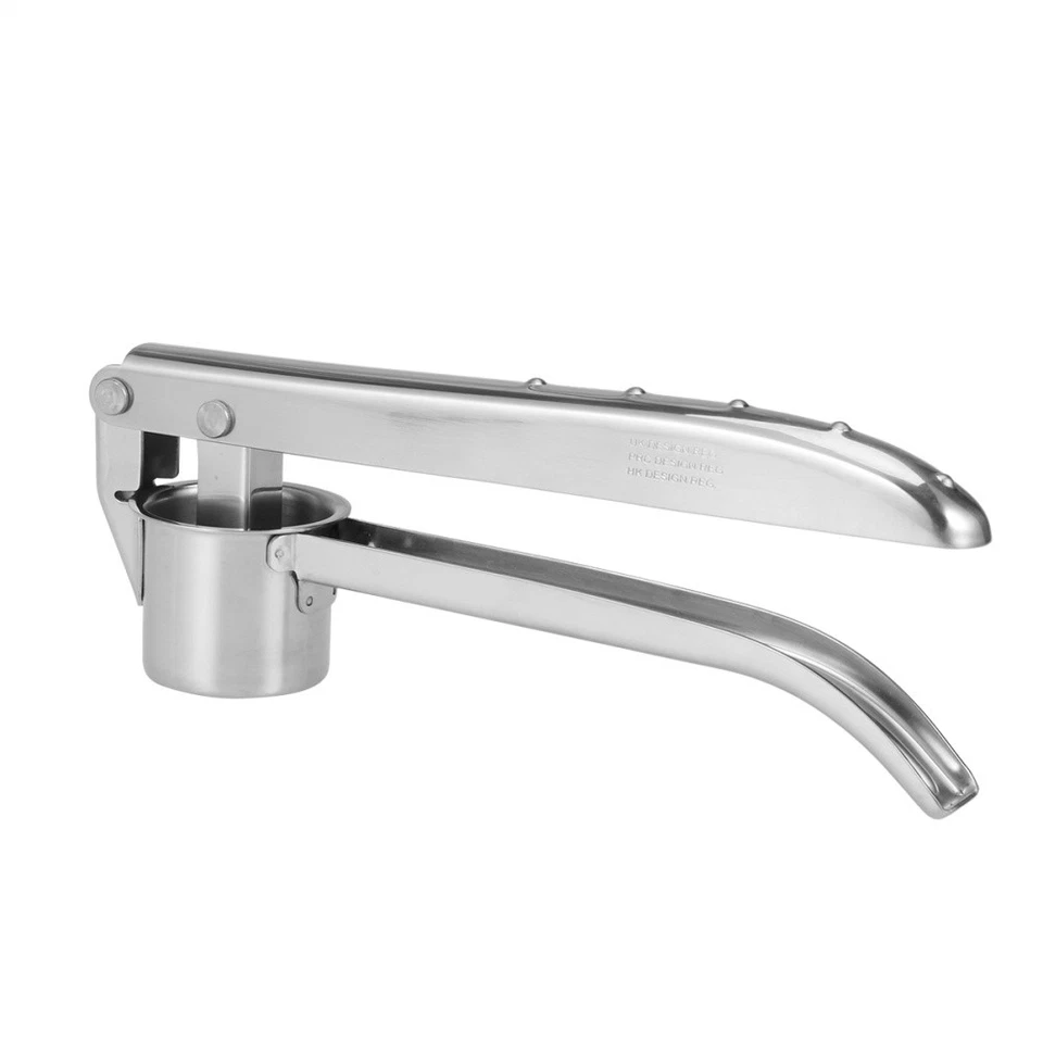 304 Stainless Pressa Per Aglio Crusher Di Strumento Premere L'aglio - Immagine 2 di 4