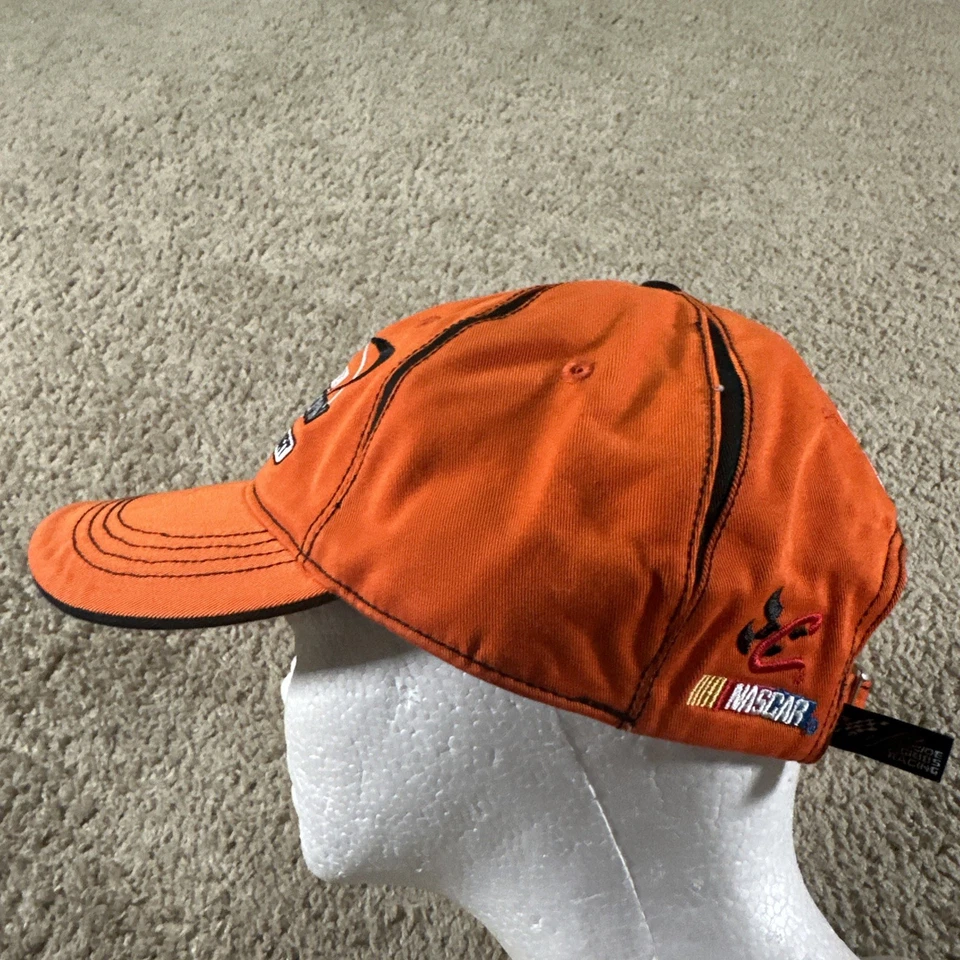 De Colección Nascar Sombrero Gorra Hombres Naranja Correa Ajustable Tony Stewart Winston Copa Campeón Foto 2 de 4