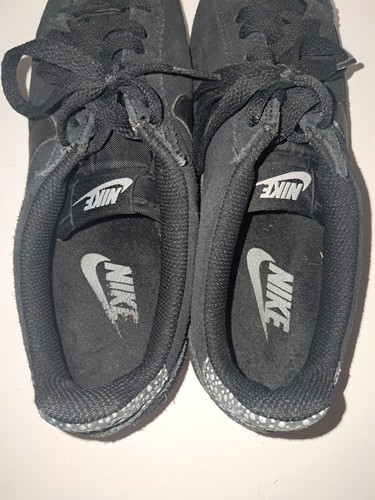 Nike Classic Cortez Premium Women's Sneakers Shoe Size 9 Black Suede AR696-002 - Picture 8 of 12
