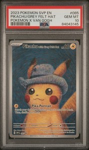 Pikachu with Grey Felt Hat Psa 10 | eBay
