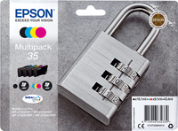 Original Epson Multipack Schwarz / Cyan / Magenta / Gelb C13T35864010 35