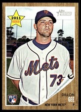 2011 Topps Heritage Dillon Gee Rookie New York Mets #181