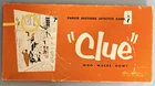 Vintage Clue 1956 Parker Brothers Complete Board Game w Weapons Cards