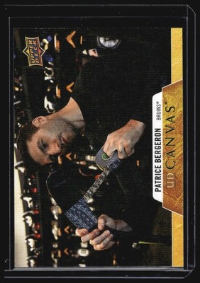2020-21 Upper Deck #C128 Patrice Bergeron UD Canvas