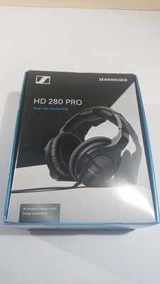 Sennheiser HD 280 Pro Over the Ear Black Wired Headphones Open Box