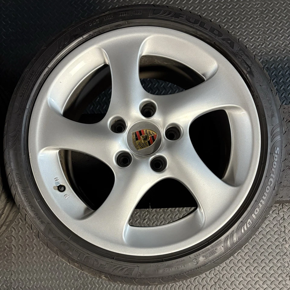 Porsche 996 911 993 964 Turbolook II 2 Felgen Rim Set 8+10x 18 ET65 SELTEN Rare - Bild 2 von 4