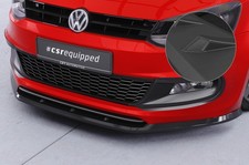 Cup Spoiler Lippe Front Ansatz Schwert für VW Polo V (6R, 6C) R-Line CSL400-L