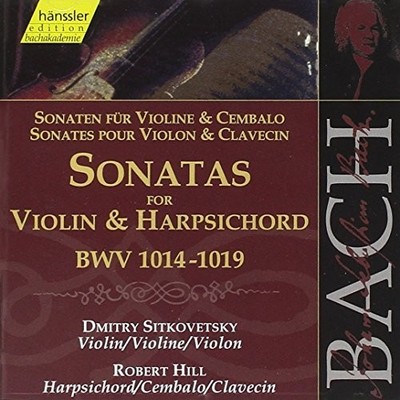 Johann Sebastian Bach Bach: Sonatas for Violin & Harpsichord, BWV1014-1019 (CD)