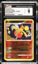 CGC 9 MINT Combusken 35/106 Great Encounters Reverse Holo Pokemon Card