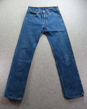 Vintage Levis 501 Jeans Mens 32x32 Blue Medium Wash Button Fly Denim USA 90s