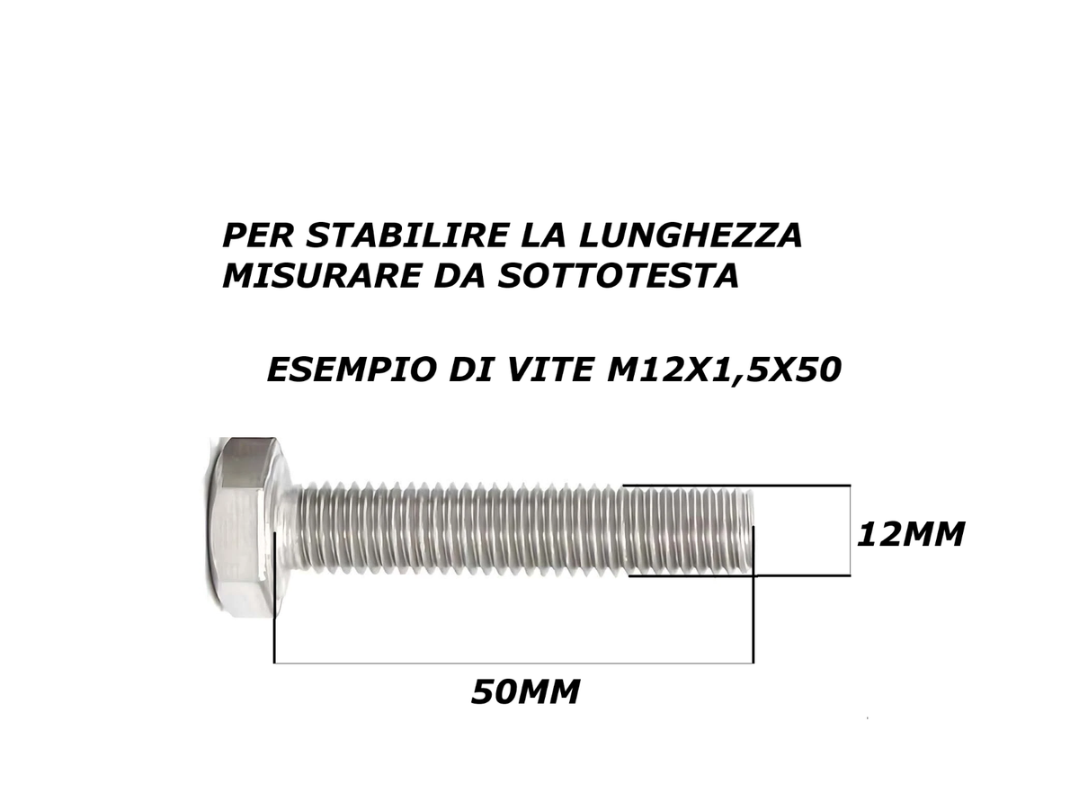 Bullone Testa Esagonale Classe 4.8 Zincato
