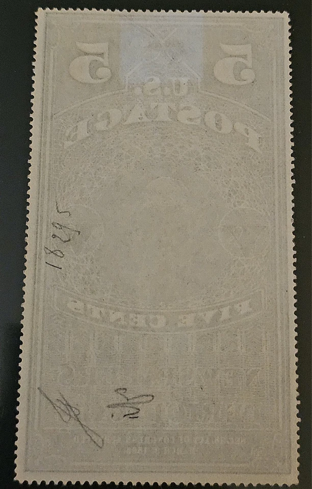 US NEWS PAPER STAMP 5c 1865 SC#PR4 GRADED F-70 MNGAI PSE CERT! CV$850 - Image 3 of 3