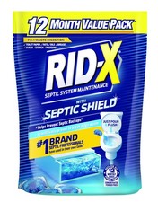 RID-X Septic Tank Treatment Pods – 12 Month Supply, Dual 1 Count (Pack of 12)