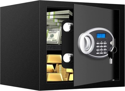 1.6 Cuft Fire Safety Box with Electronic Keypad and Spare Keys