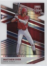 2020 Panini Elite Extra Edition Prime Numbers A Die-Cut 31/87 Matthew Dyer 4pn