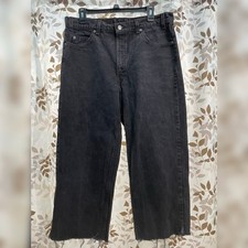 Vintage Levi's 550 Orange Tab Jeans Mens 32x24 Black Denim USA Made 90s Relaxed