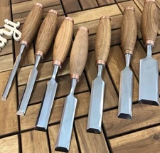 Carpenter chisel, Carpenter toolkit, Woodworking toolset, Woodworking chisels