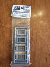 Tichy Train Group #2049 4/4 Double Hung Window O Scale 8 Pieces 