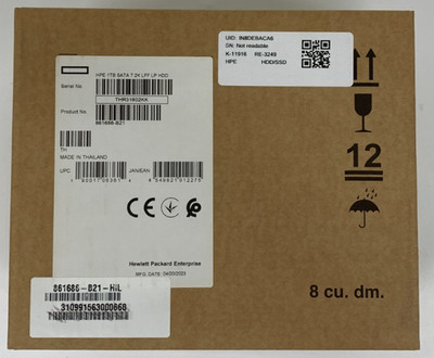 HP Enterprise 6G 7.2K LFF 3.5'' LP Hot-Swap Server Festplatte 1TB SATA