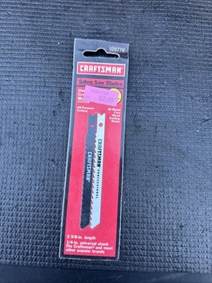 Sears Craftsman Swiss NOS 2pc Sabre SAW SKILSAW SCROLL Jigsaw Blade Set 28776