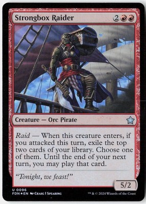 Strongbox Raider Foundations 96 NM Foil