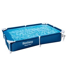 Bestway Steel Pro Pool Gartenpool 221x150x43cm Stahlrahmen - Wie Neu