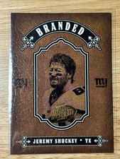 2004 Playoff Hogg Heaven JEREMY SHOCKEY 0658/1250 BRANDED #B-13 N.Y. Giants