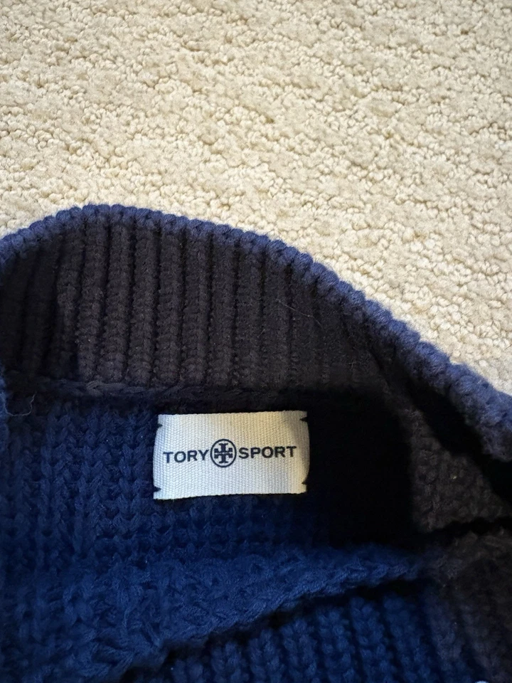 Suéter deportivo a rayas Tory Burch talla pequeña Foto 4 de 4