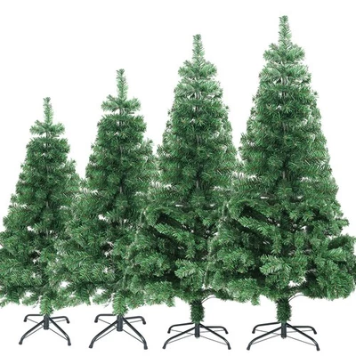 NONBRANDED 5/6/7/8FT Christmas Tree Colorado Spruce Metal Stand Bushy Branches Pine Xmas