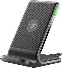 INIU Wireless Charger, 15W Fast Qi Certified Wireless Charging Station