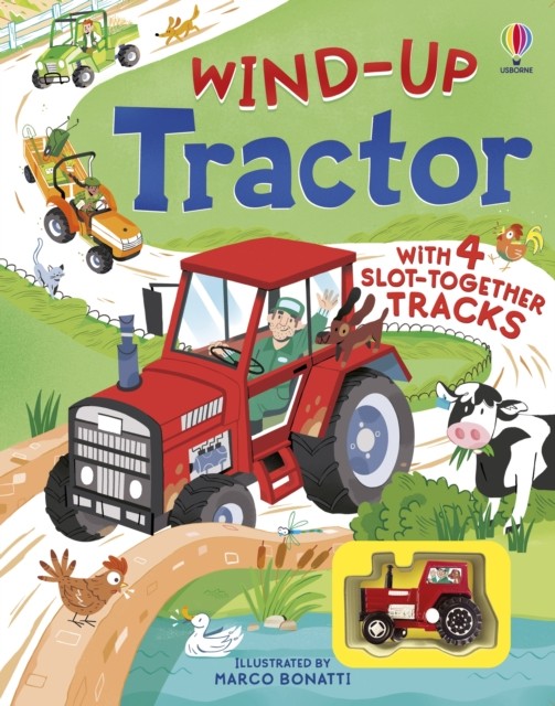 Wind-up Tractor by Sarah Hull (Board book) - Image 4